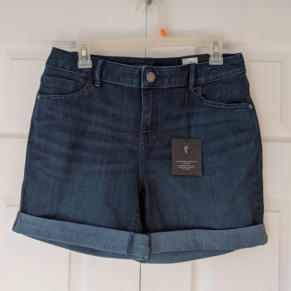 Simply Vera Vera Wang Pants - 🆕Simply Vera Wang Rolled Hem Jean Shorts - Sz 10